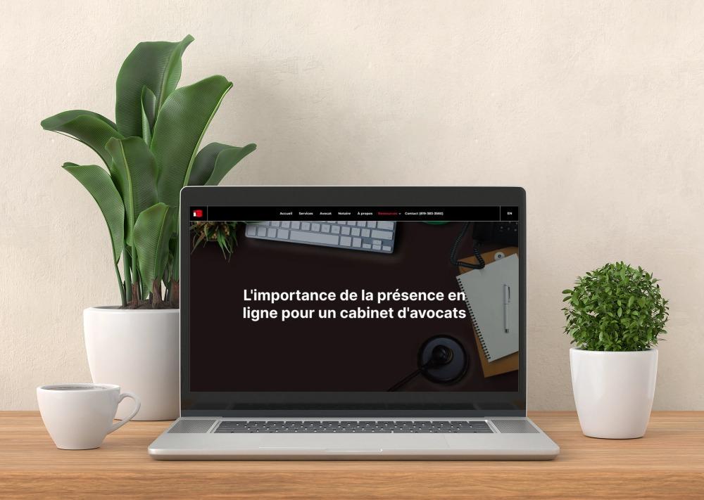 Ordinateur portable pour services juridiques